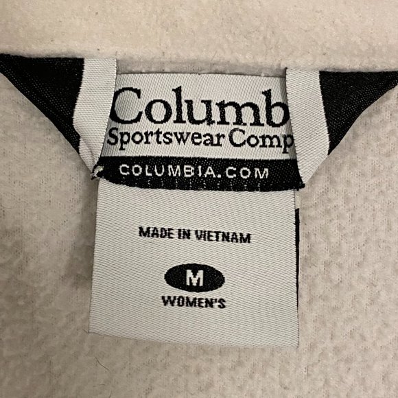 Columbia Fleece Zip Up Jacket Women's Size M - Picture 12 of 16